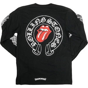 CHROME HEARTS クロム・ハーツ ×Rolling Stones L/S T-Shirt BLACK ロンT 黒 Size 【M】 【中古品-非常に良い】 20803843