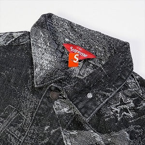 SUPREME シュプリーム 23SS Archive Denim Jacquard Trucker Black デニムジャケット 黒 Size 【XL】 【新古品・未使用品】 20803875