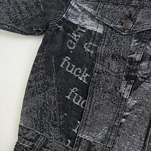 SUPREME シュプリーム 23SS Archive Denim Jacquard Trucker Black デニムジャケット 黒 Size 【XL】 【新古品・未使用品】 20803875