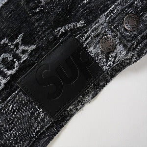 SUPREME シュプリーム 23SS Archive Denim Jacquard Trucker Black デニムジャケット 黒 Size 【XL】 【新古品・未使用品】 20803875