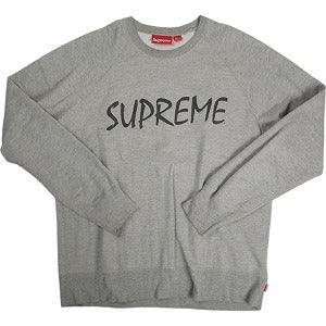 SUPREME シュプリーム 13SS FTP Crewneck Grey クルーネックスウェット 灰 Size 【M】 【中古品-良い】 20803905