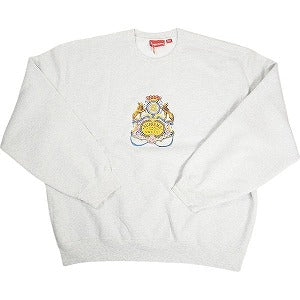 SUPREME シュプリーム 23SS Crest Crewneck Ash Grey クルーネックスウェット 薄灰 Size 【XL】 【新古品・未使用品】 20803954