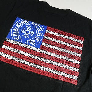 CHROME HEARTS クロム・ハーツ AMERICAN FLAG DAGGER LS T-SHIRT BLACK ロンT 黒 Size 【S】 【新古品・未使用品】 20804003