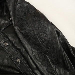 CHROME HEARTS クロム・ハーツ CLASSIC JEAN LEATHER JACKET BLACK レザージャケット 黒 Size 【M】 【新古品・未使用品】 20804019