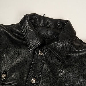 CHROME HEARTS クロム・ハーツ CLASSIC JEAN LEATHER JACKET BLACK レザージャケット 黒 Size 【M】 【新古品・未使用品】 20804019