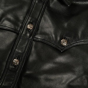 CHROME HEARTS クロム・ハーツ CLASSIC JEAN LEATHER JACKET BLACK レザージャケット 黒 Size 【M】 【新古品・未使用品】 20804019