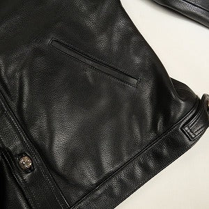 CHROME HEARTS クロム・ハーツ CLASSIC JEAN LEATHER JACKET BLACK レザージャケット 黒 Size 【M】 【新古品・未使用品】 20804019