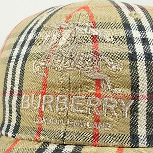 SUPREME シュプリーム ×Burberry 22SS Denim 6-Panel Beige キャップ ベージュ Size 【フリー】 【新古品・未使用品】 20804044