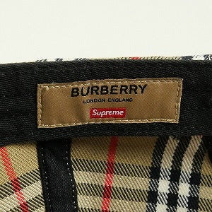 SUPREME シュプリーム ×Burberry 22SS Denim 6-Panel Beige キャップ ベージュ Size 【フリー】 【新古品・未使用品】 20804044