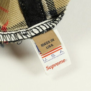 SUPREME シュプリーム ×Burberry 22SS Denim 6-Panel Beige キャップ ベージュ Size 【フリー】 【新古品・未使用品】 20804044