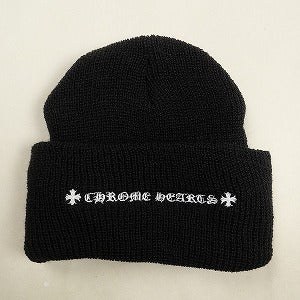 CHROME HEARTS クロム・ハーツ HAT WATCH CAP WOOL MULTI CH PLUS BLACK/WHITE ビーニー 黒 Size 【フリー】 【新古品・未使用品】 20804055