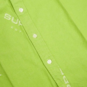 SUPREME シュプリーム 17AW Jacquard Denim Shirt Lime デニム長袖シャツ ライトグリーン Size 【M】 【中古品-非常に良い】 20804069