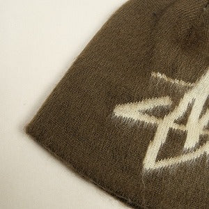 STUSSY ステューシー SKULLCAP BRUSHED OUT STOCK　ビーニー 茶 Size 【フリー】 【新古品・未使用品】 20804108