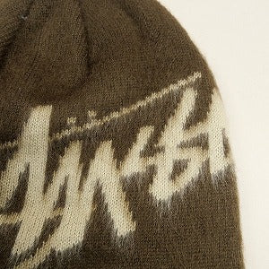 STUSSY ステューシー SKULLCAP BRUSHED OUT STOCK　ビーニー 茶 Size 【フリー】 【新古品・未使用品】 20804108