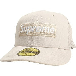 SUPREME シュプリーム 23SS Box Logo Mesh Back New Era Tan ニューエラキャップ タン Size 【7　1/2(L)】 【中古品-良い】 20804130