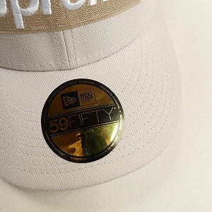 SUPREME シュプリーム 23SS Box Logo Mesh Back New Era Tan ニューエラキャップ タン Size 【7　1/2(L)】 【中古品-良い】 20804130