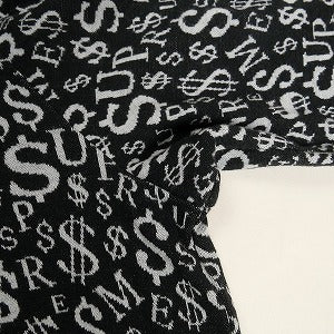 SUPREME シュプリーム 22AW Currency Jacquard Zip Polo Black ポロシャツ 黒 Size 【M】 【中古品-良い】 20804134