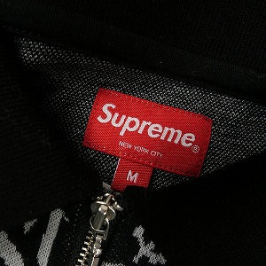 SUPREME シュプリーム 22AW Currency Jacquard Zip Polo Black ポロシャツ 黒 Size 【M】 【中古品-良い】 20804134