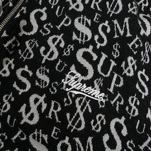 SUPREME シュプリーム 22AW Currency Jacquard Zip Polo Black ポロシャツ 黒 Size 【M】 【中古品-良い】 20804134