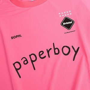 F.C.Real Bristol エフシーリアルブリストル paperboy S/S PRE MATCH TOP PINK Tシャツ ピンク Size 【L】 【新古品・未使用品】 20804152