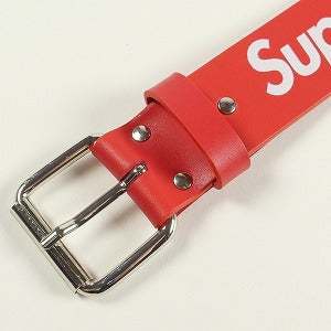 SUPREME シュプリーム Repeat Leather Belt レザーベルト 赤 Size 【S】 【中古品-ほぼ新品】 20804159