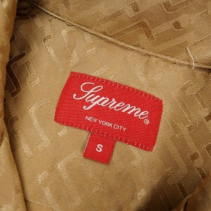 SUPREME シュプリーム 22SS Tonal Monogram Silk S/S Shirt Beige 半袖シャツ ベージュ Size 【S】 【中古品-良い】 20804164