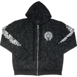 CHROME HEARTS クロム・ハーツ W/BLACK CEMRTY PRINT ZIP HOODIE BLACK ジップパーカー 黒 Size 【M】 【新古品・未使用品】 20804213