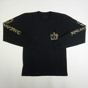 CHROME HEARTS クロム・ハーツ HORSESHOE 3 CEM CRS POCKET LS T-SHIRT BLACK/CAMO/GOLD ロンT 黒 Size 【XXL】 【新古品・未使用品】 20804219