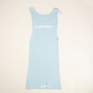 CHROME HEARTS クロム・ハーツ LOVE YOU RIB TANK BLUE タンクトップ 青 Size 【レディースL】 【新古品・未使用品】 20804221