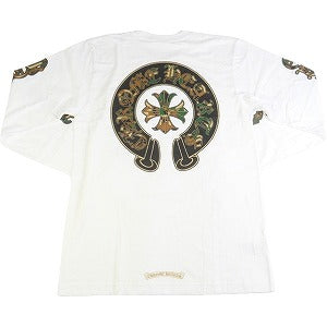 CHROME HEARTS クロム・ハーツ HORSESHOE 3 CEM CRS POCKET LS T-SHIRT WHITE/CAMO/GOLD ロンT 白 Size 【XXL】 【新古品・未使用品】 20804229