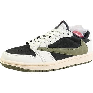 NIKE ナイキ ×Travis Scott WMNS Air Jordan 1 Low OG Medium Olive DZ4137-106 スニーカー オリーブ Size 【26.5cm】 【新古品・未使用品】 20804270