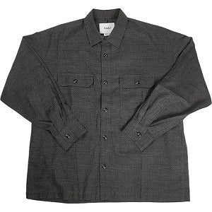 WTAPS ダブルタップス 23AW DECK 01 LS COTTON. TWILL. TEXTILE 長袖シャツ 黒 Size 【3】 【中古品-良い】 20804278