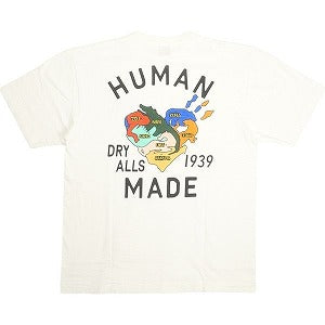 HUMAN MADE ヒューマンメイド 24AW GRAPHIC T-SHIRT #3 HM28TE004 WHITE アニマルハートTシャツ 白 Size 【M】 【新古品・未使用品】 20804366