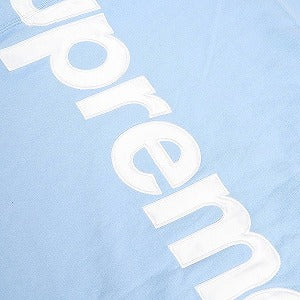 SUPREME シュプリーム 24AW Satin Applique Hooded Sweatshirt Light Blue スウェットパーカー 水色 Size 【M】 【新古品・未使用品】 20804386