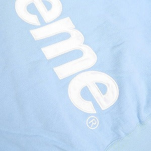 SUPREME シュプリーム 24AW Satin Applique Hooded Sweatshirt Light Blue スウェットパーカー 水色 Size 【M】 【新古品・未使用品】 20804386