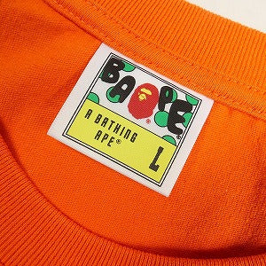 A BATHING APE ア ベイシング エイプ BAPE GRAFFITI LOGO TEE ORANGE Tシャツ オレンジ Size 【L】 【新古品・未使用品】 20804410