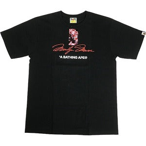 A BATHING APE ア ベイシング エイプ MARILYN MONROE TEE BLACK Tシャツ 黒 Size 【L】 【中古品-ほぼ新品】 20804412