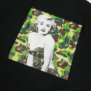 A BATHING APE ア ベイシング エイプ MARILYN MONROE TEE BLACK Tシャツ 黒 Size 【L】 【中古品-ほぼ新品】 20804412