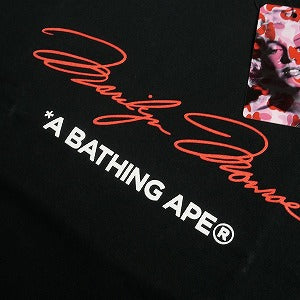 A BATHING APE ア ベイシング エイプ MARILYN MONROE TEE BLACK Tシャツ 黒 Size 【L】 【中古品-ほぼ新品】 20804412