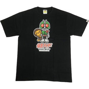 A BATHING APE ア ベイシング エイプ ×仮面ライダー かくれんぼマイロTシャツ 黒 Size 【XL】 【新古品・未使用品】 20804415