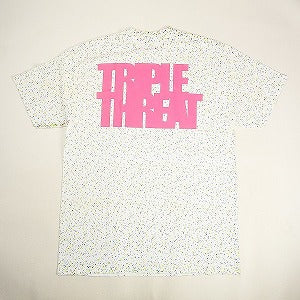 STUSSY ステューシー ×UNDEFEATED ×HECTIC ドット総柄Tシャツ 白 Size 【L】 【新古品・未使用品】 20804424