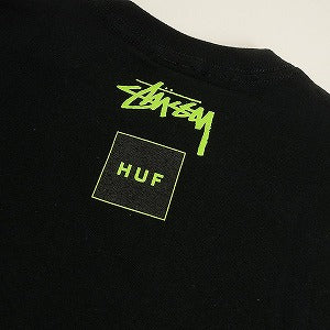 STUSSY ステューシー ×HUF STOOPSロゴTシャツ 黒 Size 【L】 【新古品・未使用品】 20804425