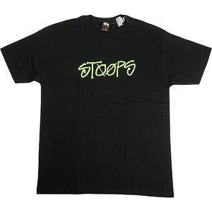 STUSSY ステューシー ×HUF STOOPSロゴTシャツ 黒 Size 【L