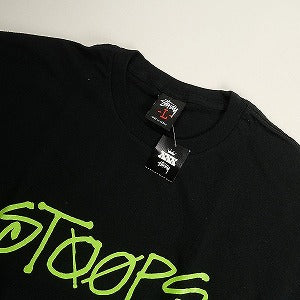 STUSSY ステューシー ×HUF STOOPSロゴTシャツ 黒 Size 【L】 【新古品・未使用品】 20804425