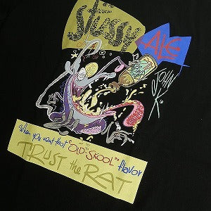 STUSSY ステューシー TRUST THE RAT Tシャツ 黒 Size 【XL】 【新古品・未使用品】 20804427