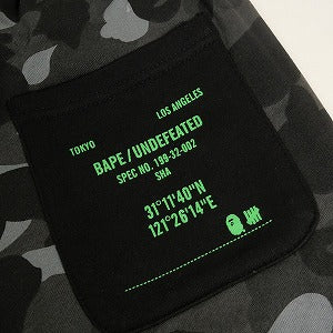 A BATHING APE ア ベイシング エイプ ×UNDEFEATED ショーツ 黒 Size 【L】 【新古品・未使用品】 20804435