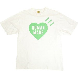 HUMAN MADE ヒューマンメイド 23AW Heart T-Shirt White 京都店限定Tシャツ 白緑 Size 【XXXL】 【新古品・未使用品】 20804460