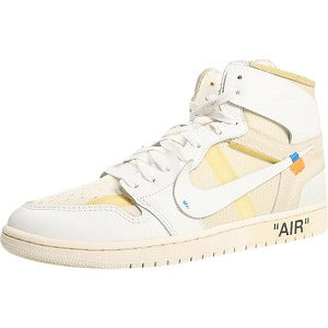 OFF WHITE オフホワイト ×NIKE ナイキ AIR JORDAN 1 AQ0818-100 スニーカー 白 Size 【28.0cm】 【中古品-良い】 20804470