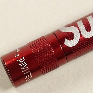 SUPREME シュプリーム 08AW SOLITAIRE MAG-LITE KEYCHAIN Red マグライトキーホルダー 赤 Size 【フリー】 【中古品-ほぼ新品】 20804512