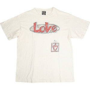 SAINT MICHAEL セント マイケル 22SS LOVE/TEE/WHITE Tシャツ 白 Size 【XL】 【中古品-非常に良い】 20804565